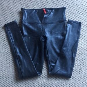 Spanx faux leather leggings